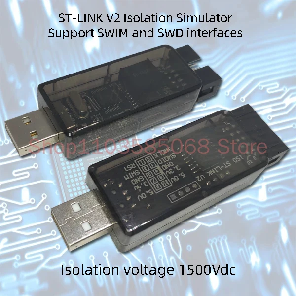 Isolation Type ST-LINK V2 STM8/STM32 Emulator Programming Download Burning Debugging Stlink