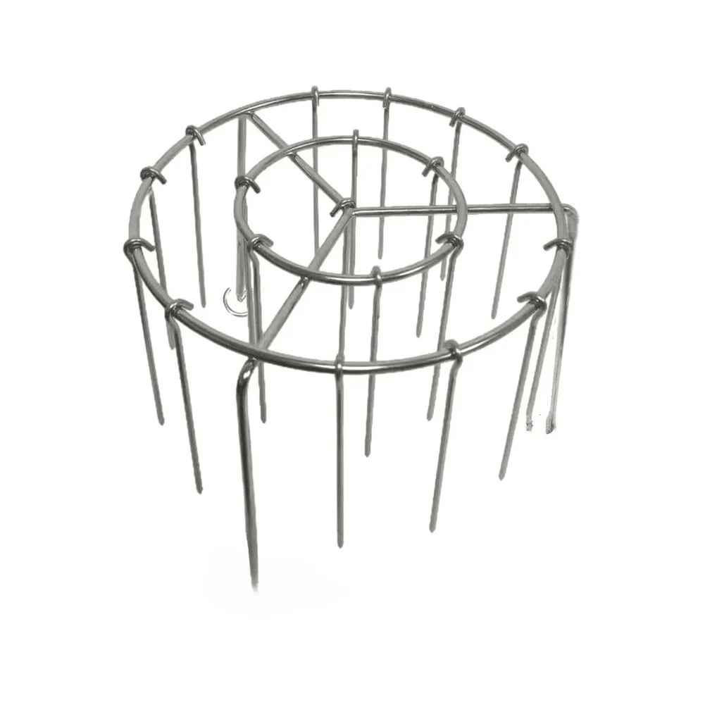 24 Skewer Vertical Circular Grill for Air Fryer - 304 Stainless Steel Rack Designed for Uniform Cooking Performance