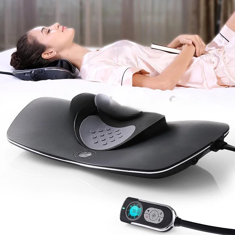 Multi functional cervical vertebra traction device neck massage pillow massager electric neck pillow neck special