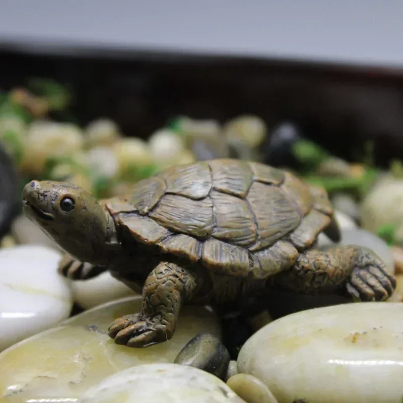 Resin Simulation Small Turtle Ornament Mini Landscape Garden Decor Succulent Pot Balcony Home Decoration Crafts