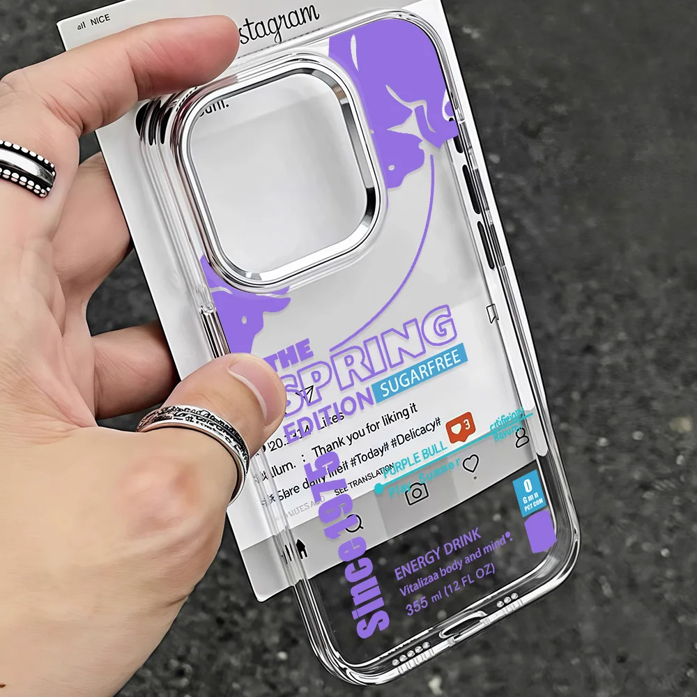 Fashion B-bulles Energy Design Phone Case For IPhone 17 16e 16 15 14 13 12 11 Mini Pro Max X XR XSMAX 8 7 Air Plus Soft Cover - náhled 6