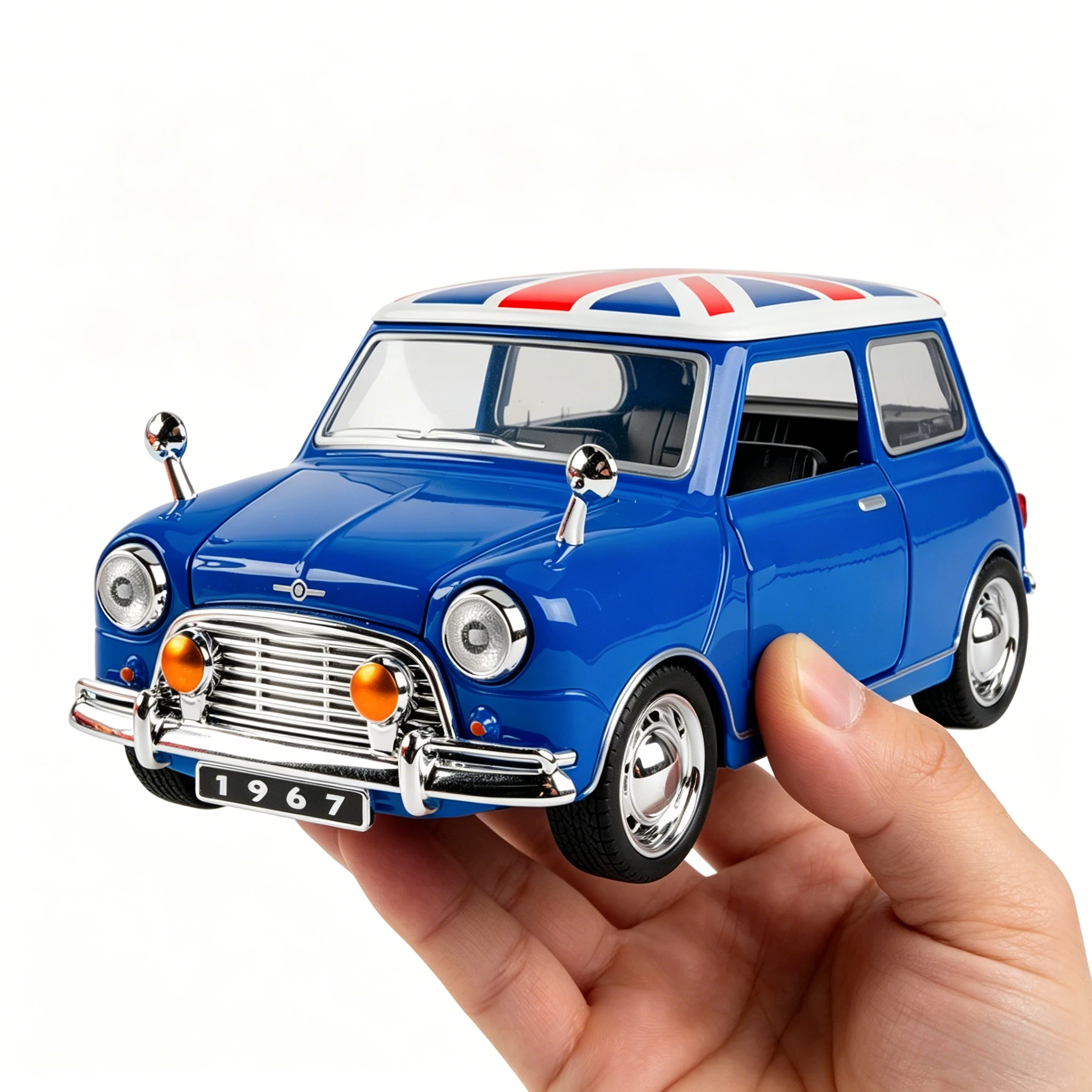 

1:32 Morris Mini Cooper 1967 Classic Racing Alloy Metal Diecast Model Car Desktop Display Collectible Ornament Holiday Gifts