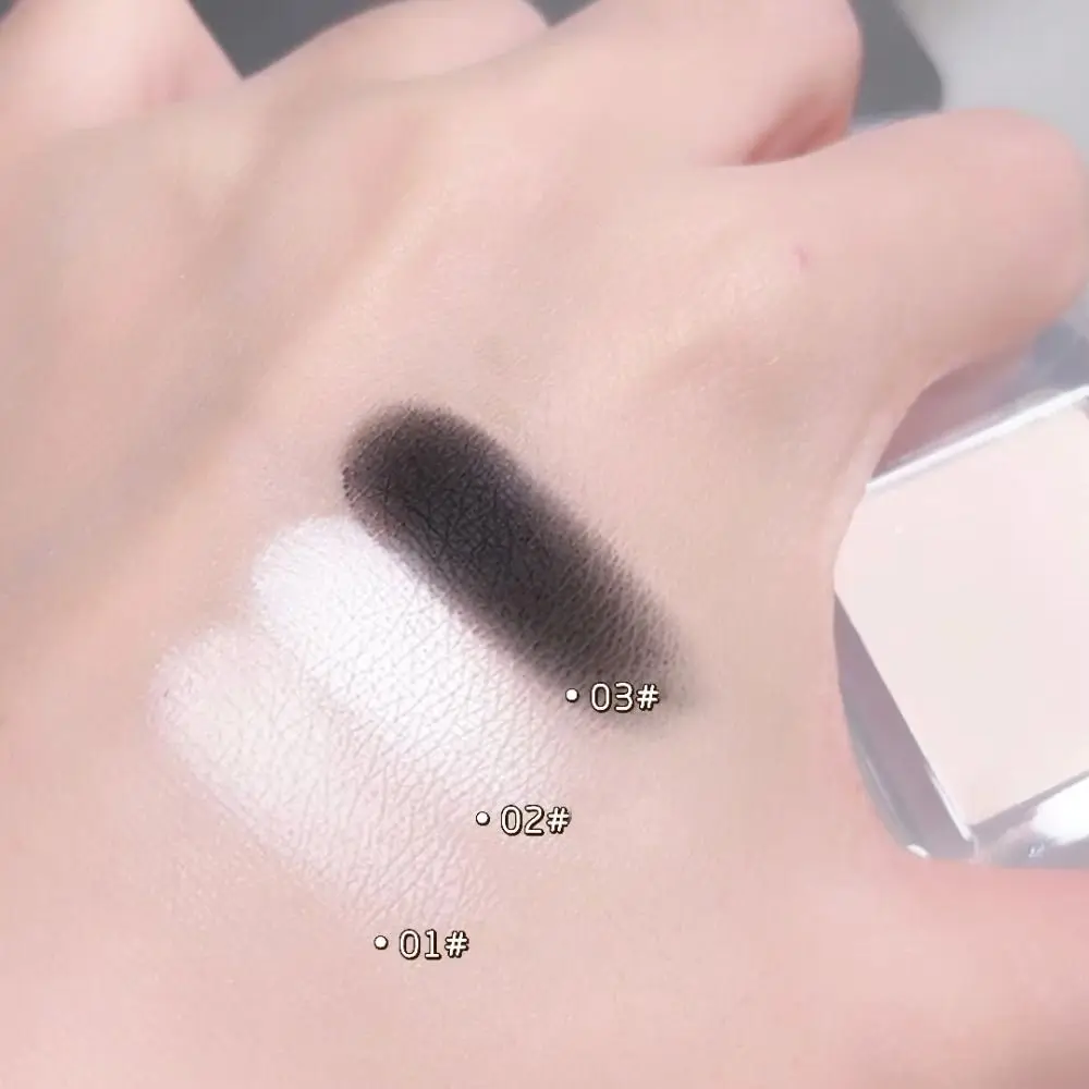 Waterproof Eyeshadow Palette Long-lasting Single-color Eyeshadow Powder Smoked Black Eyeshadol Natural Lying Silkworm Eyeshadow view 6