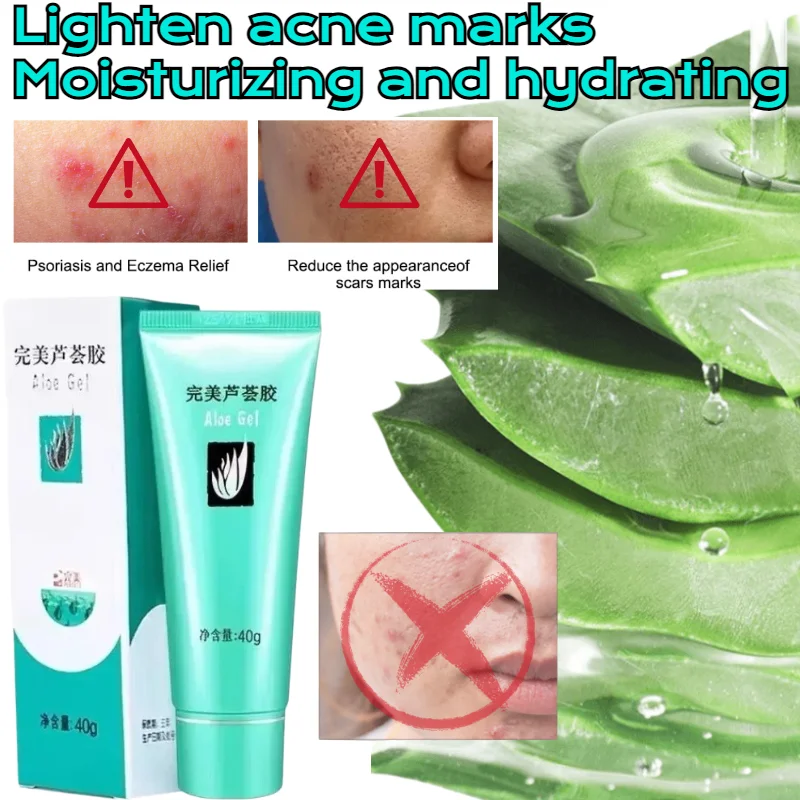 

Natural Aloe Vera Gel Cream Soothing Moisturizing Repair Redness Plant Extract Skin Care Korean Skin Care Products 40g