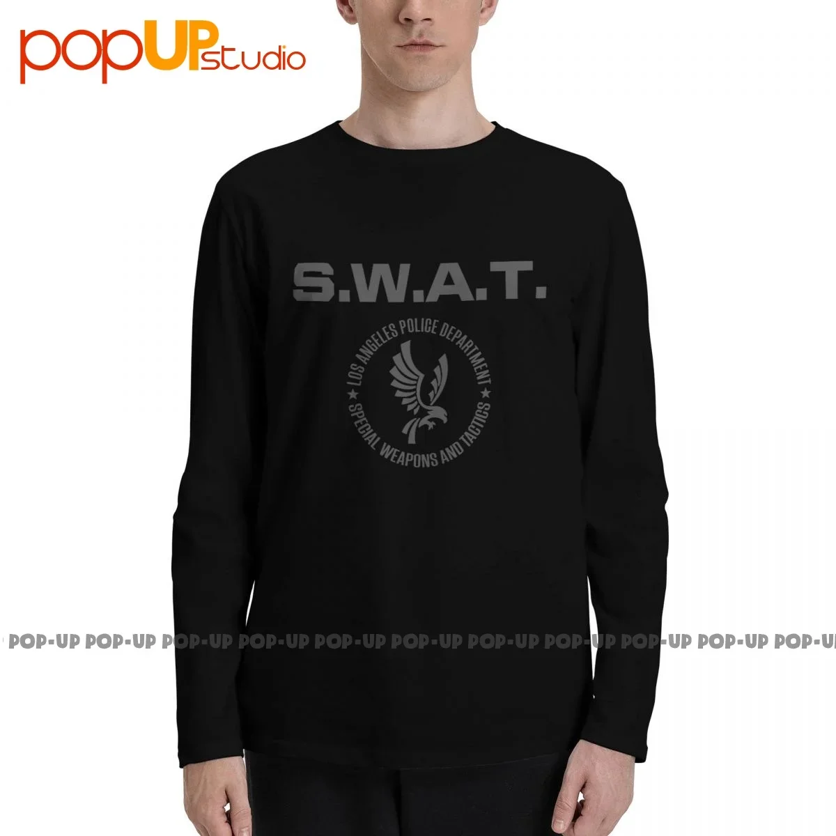 Swat Lapd Los Ángeles Policía Dep Serie de televisión S.W.A.T. Camisetas de manga larga inspiradas en Reboot, camiseta Premium