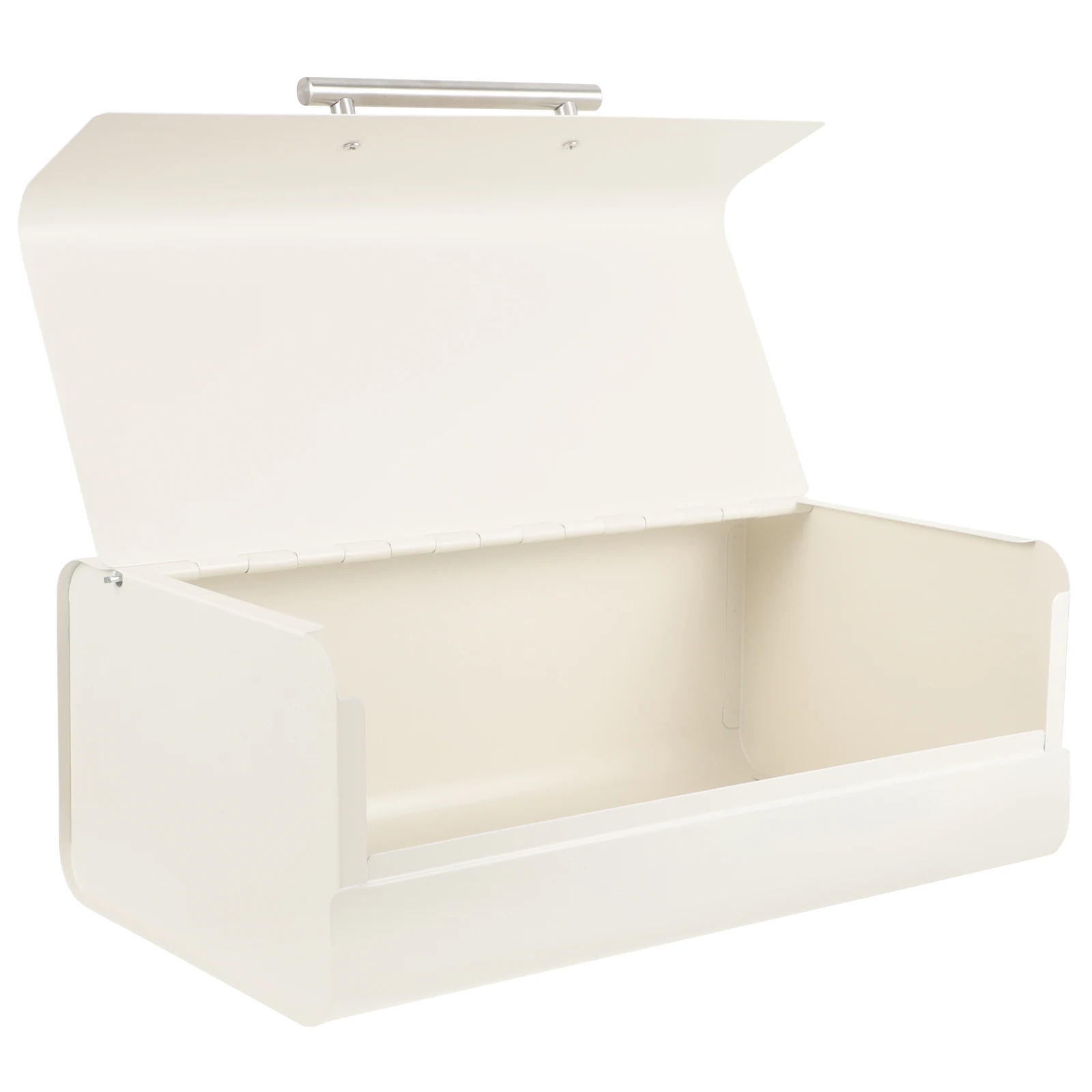 

Kitchen Storage Box Container For Countertop Metal Bin Household Food Organizer Desktop Bread Box Pantry Retro Bread Case