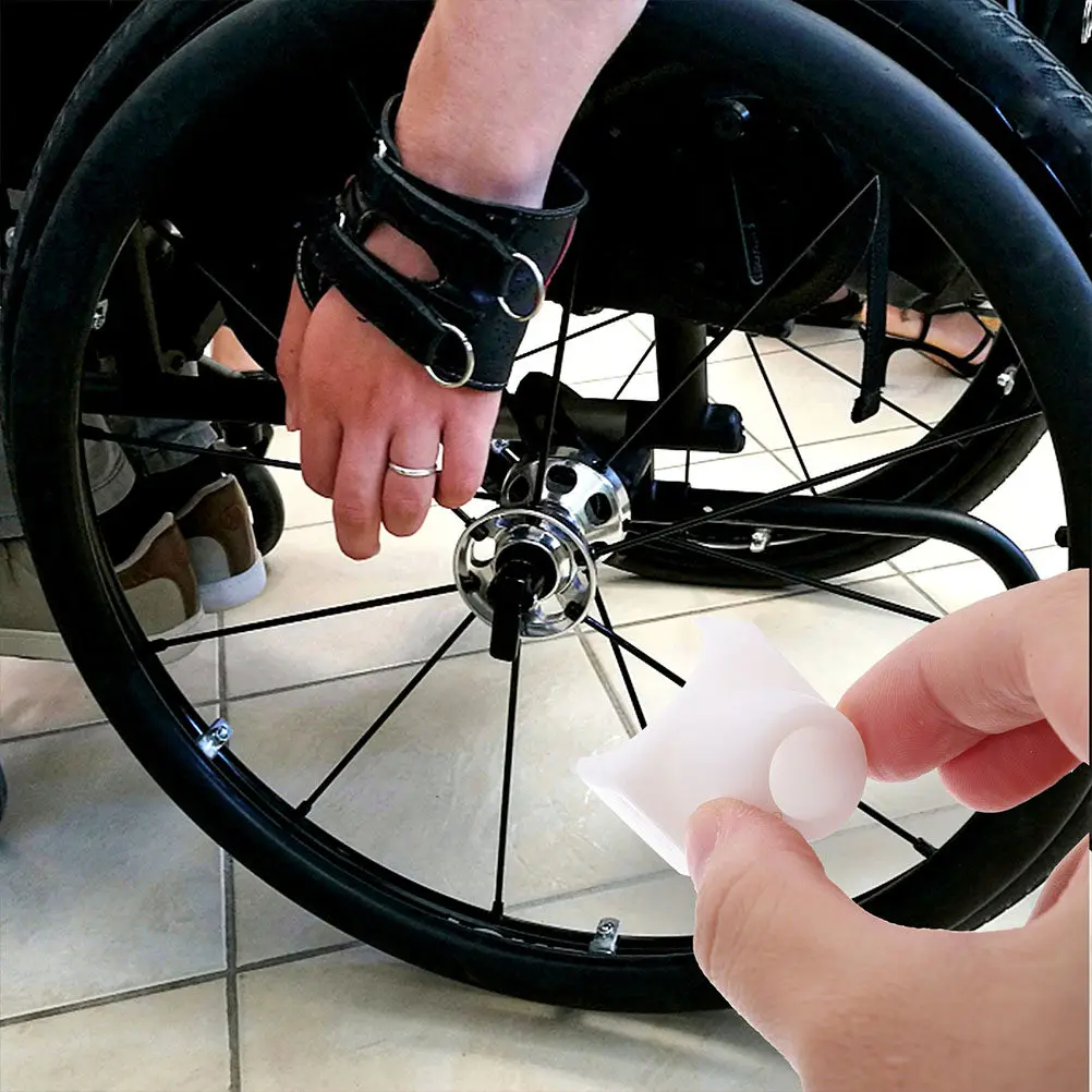10Pcs Wheelchair Support Blocks Universal Wear Resistant Tube Support Replacement Parts Drive Wheelchair Footrests Replacement view 4