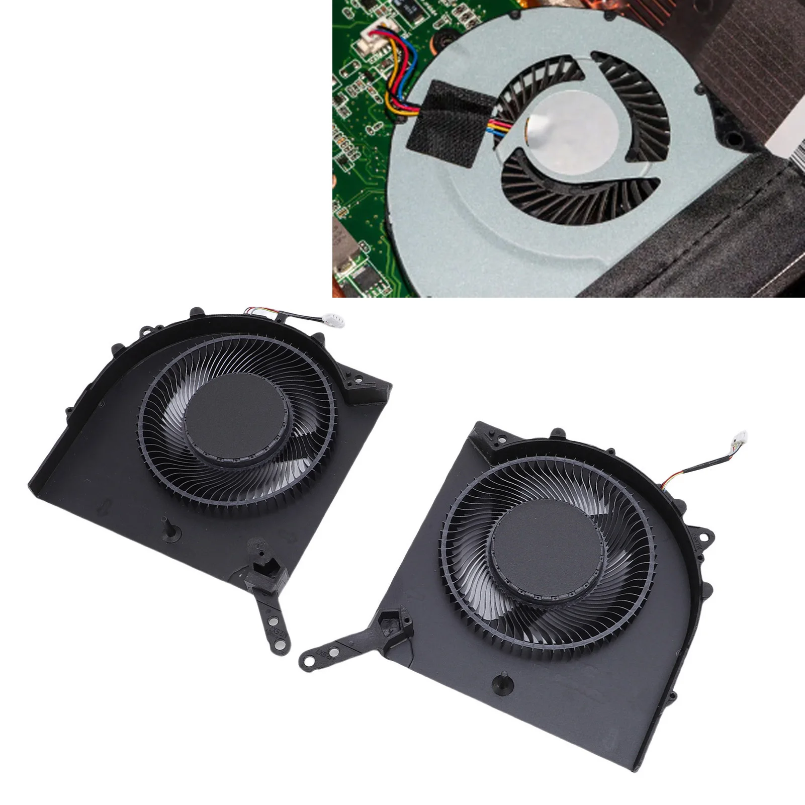 

DC 12V CPU GPU Cooling Fan GPU CPU Air Cooler for Legion Pro 5 16ARH7H 15IAH7H CPU Heatsink Cooling Fan Replacement