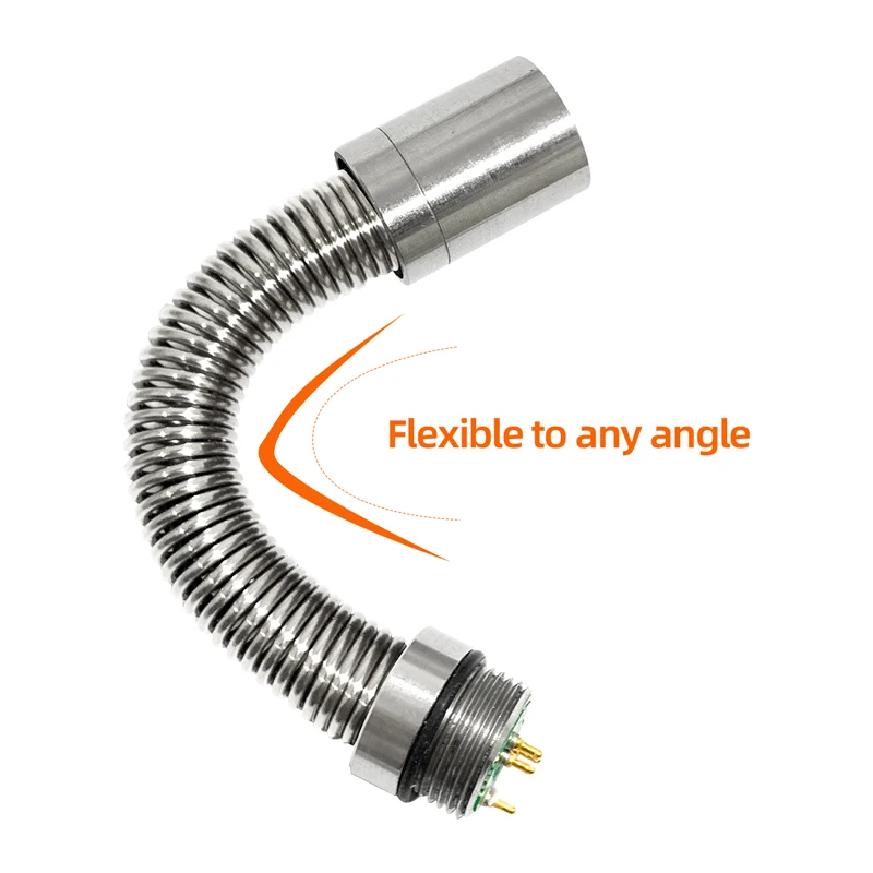 Caméra d'inspection des égouts de 17mm, remplacement de la tête avec 6 lumières LED avec pièces de rechange de type B