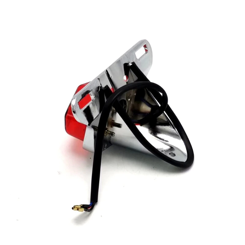 

Waterproof Motorcycle License Plate Lamp Rear Tail Light Replacement 12V Mini LED Light Lamp Easy to Install