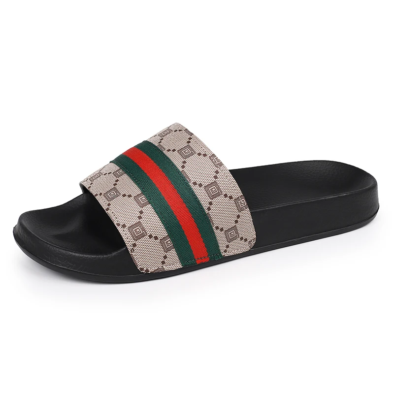 

Men's fashionable slippers with soft sole and anti slip one line slippers, men's slippers size 39-45