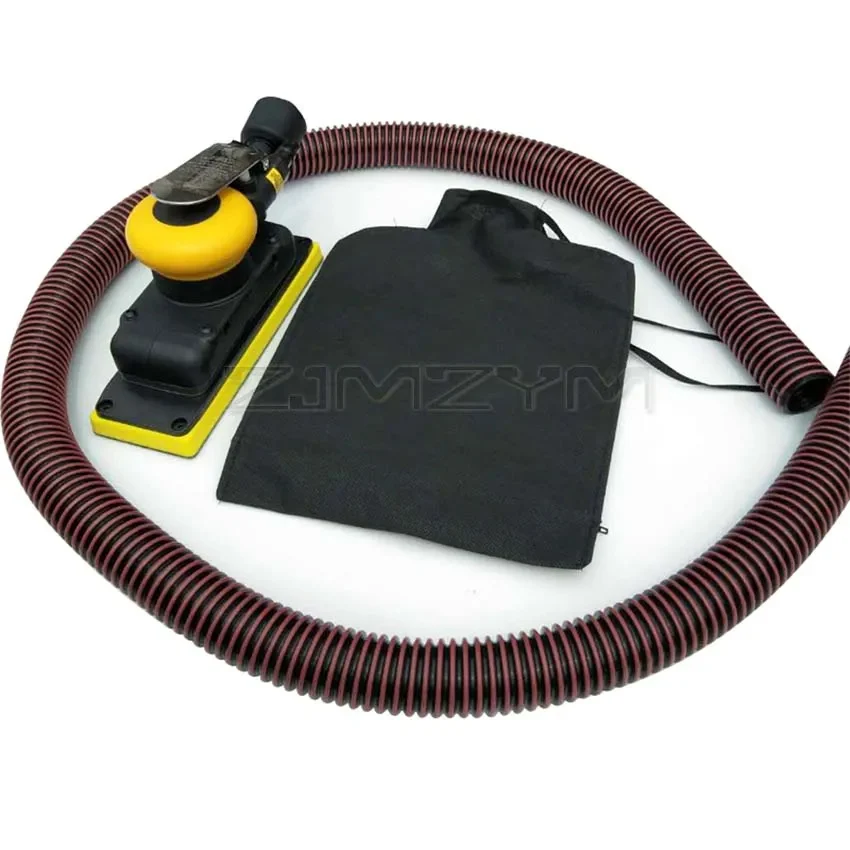 70mm*198mm Rectangle Pneumatic Sandpaper Machine Sanding Machine Car Putty Polishing Machine Dust Collection Dry Grinder