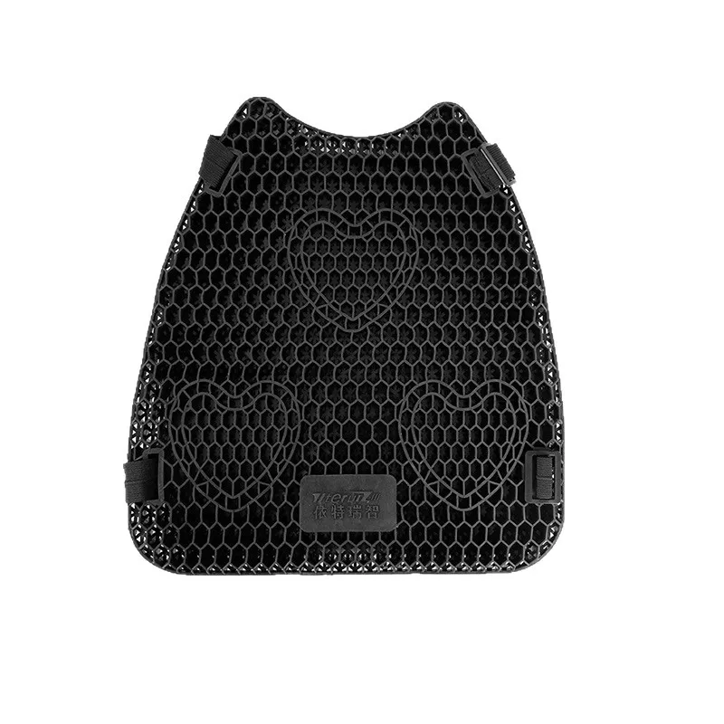 Housse de coussin de siège en nid d'abeille en Silicone, Gel de voyage, protection solaire étanche, batterie de voiture, Absorption des chocs et isolation thermique