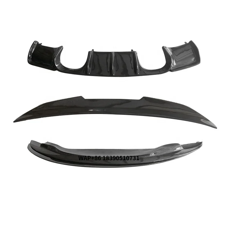

M3 Carbon Fiber Front Lip Rear Lip Spoiler for 3 Series M3 E82 E92 E93 E90 Car Modified Carbon Fiber Lip Diffuser