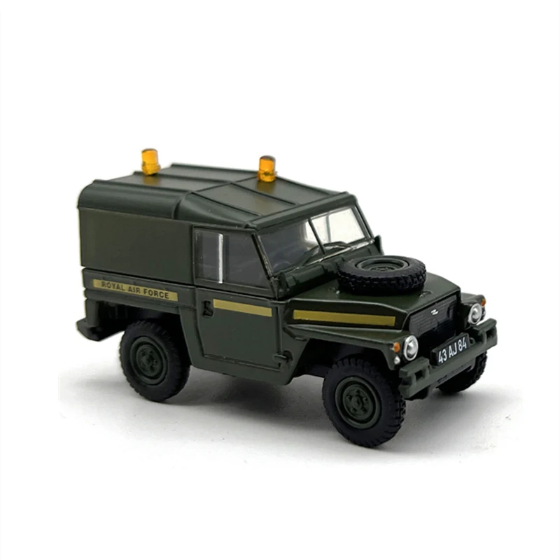 1:76 Scale Diecast Alloy Land Rover Light Military Off Road Vehicle Model Classic Nostalgia Adult Collection Toys Souvenir Gifts