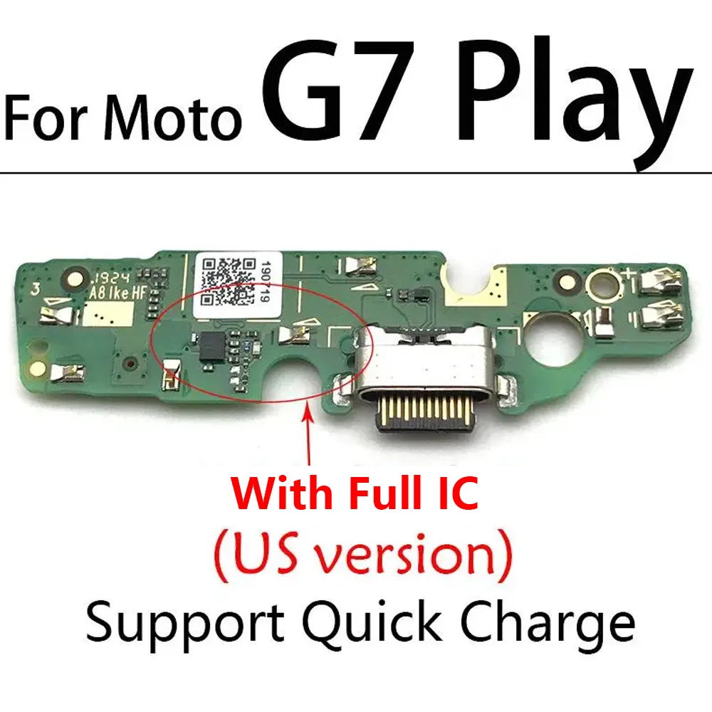 New Charger Board PCB Flex For Motorola Moto G7 Power G7 Play USB Port Connector Dock Charging Flex Cable