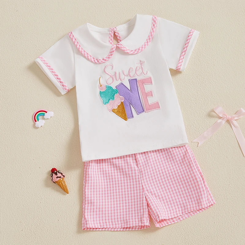 2-delige outfit voor peutermeisjes, mouwloze top met ruches en korte broek met bloemenprint voor zomerse strandvakantiekleding