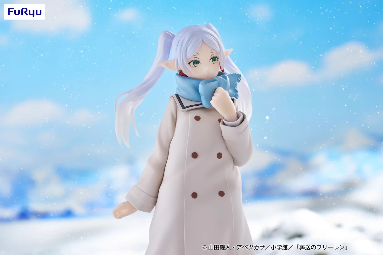 오리지널 FuRyu Trio-Try-iT Frieren Beyond Journey's End Winter Ver. 액션 피규어 장난감 PVC 모델 컬렉션 애니메이션 인형