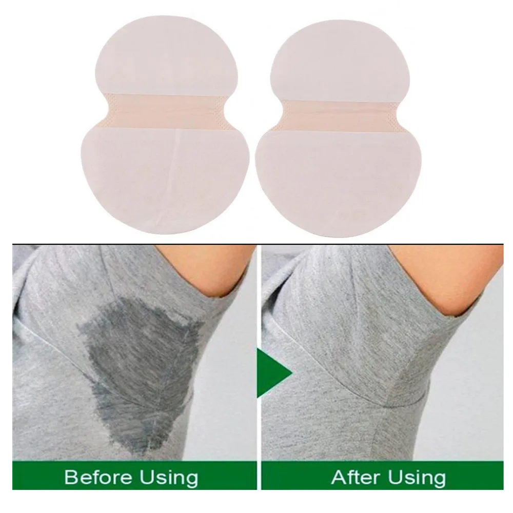 Armpits Sweat Pads for Underarm Gasket from Sweat Absorbing Pads for Armpits Linings Disposable Anti Sweat Stickers cotton pads