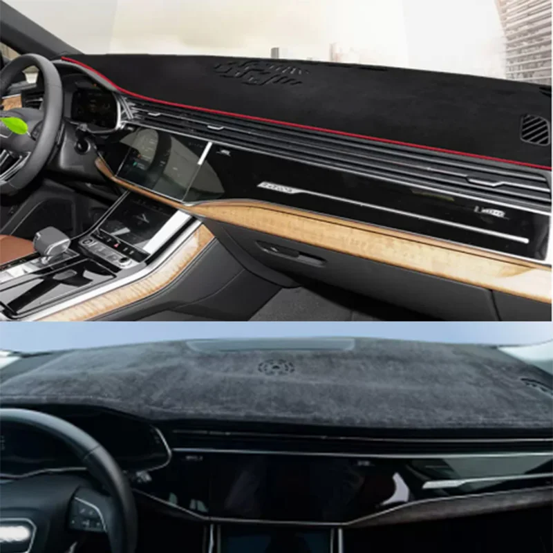 For 2020-2024 Audi Q7 Q8 SQ7 SQ8 RSQ8 Accessories Dashboard Cover Instrument Panel Dash Mat Dashmat Protective Pad