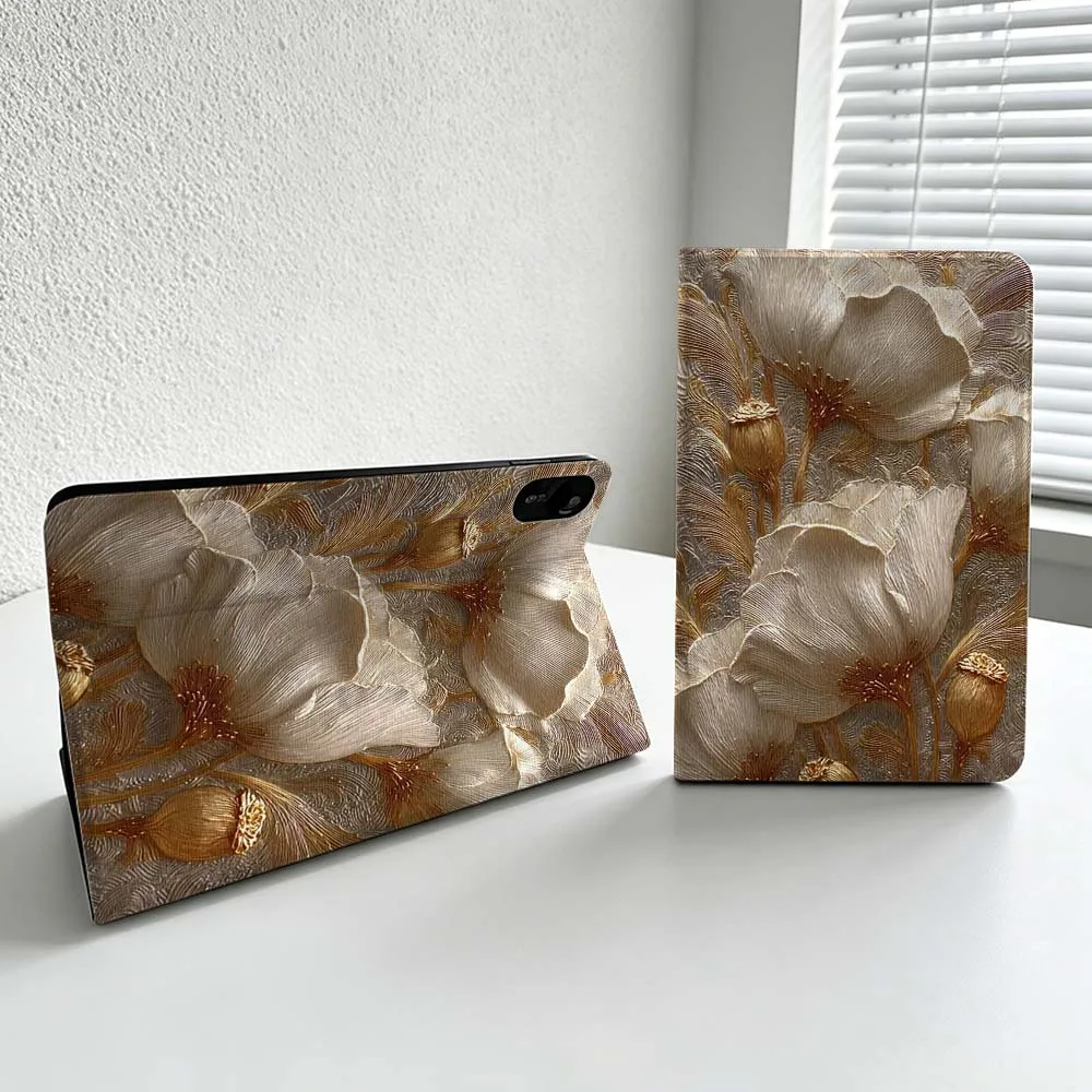Art Floral Pattern Design Cover For Xiaomi Redmi Mi Pad 8 7 6 5 4 2 SE K Pro Max Ultra Poco Pad Soft Inch Tablet Case