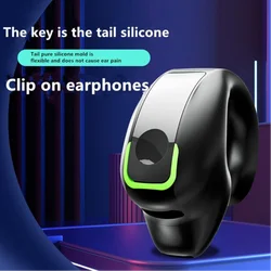 Sk Gd28 Bone Geleiding Tws Hoofdtelefoon Bluetooth V5.3 Oorclip Lichtgewicht Zakelijke Sportgame Headset Met Microfoonruisonderdrukking