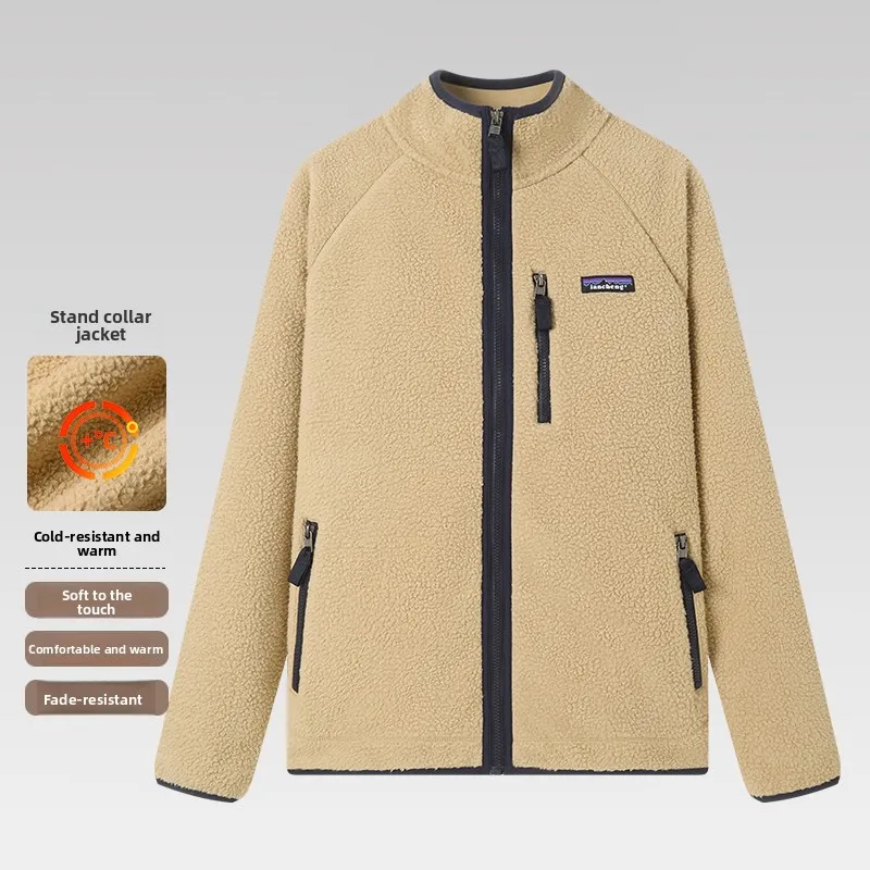 

Модная универсальная теплая куртка с воротником-стойкой, приталенного кроя, длинная, из полиэфирного волокна, коллекция Осень 2025