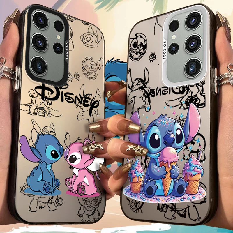 

Acrylic Stitch Cover Frosted Angel Case for Samsung Galaxy A36 A35 A34 A32 A30 A26 A25 A24 A23 A22 5G 4G A20 A16 A15 A14 A13 A12