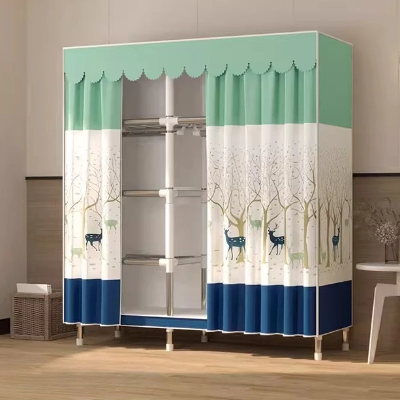 ตู้เสื้อผ้าโลหะทันสมัย สำหรับแขวนเสื้อผ้า ใช้ในบ้าน ห้องนั่งเล่น ตู้เก็บของ ตู้เสื้อผ้า ตู้เก็บของในห้องนอน เฟอร์นิเจอร์