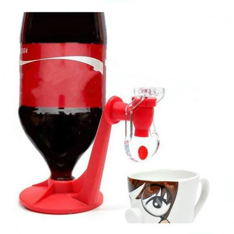 

Creative Coke Bottle Inverted Water Dispenser Party Supplies Hand Pressure Switch Drinks Coke Sub Drinking Fountains