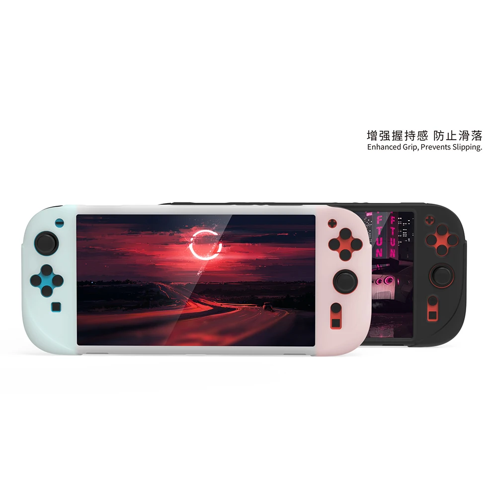 Switch 2  Grip Case for Case Stand 2025 Shockproof Non-Slim PC + TPU Silicone Protective Controller Skin