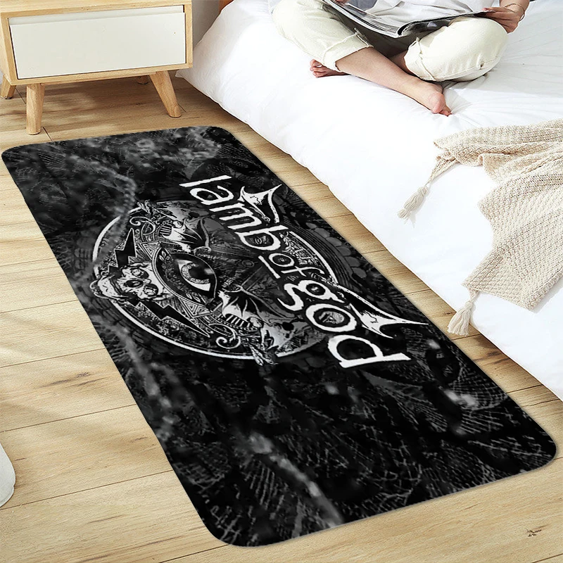 Digital Print Bedroom Carpet L-Lamb of God House Interior Entrance Mat Outdoor Entrance Doormat Custom Kitchen Treadmill Rugs