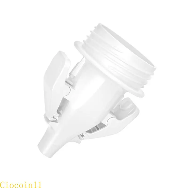 Y1ub Wide Mouth Flange Adapter Efisien Susu Transfer Adaptor Grade Makanan untuk