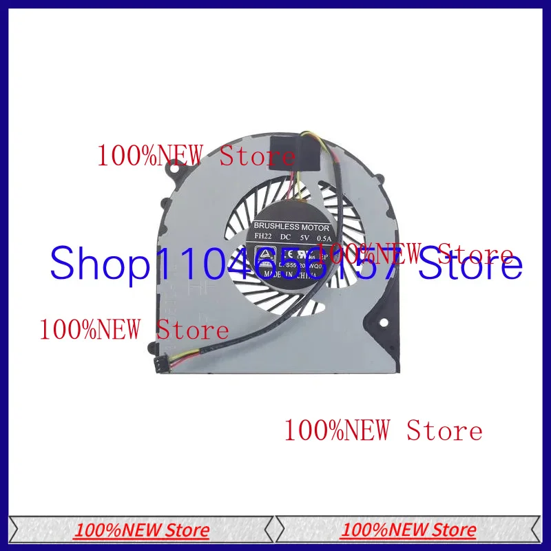 Ventilateur de refroidissement CPU pour ordinateur portable J DFS 551205 WQ0T FH22 pour Clevo W350DW F57 m510D1 F57 F57-D5R D1 D1T D2 D3 D2R 6-31-N5502-102