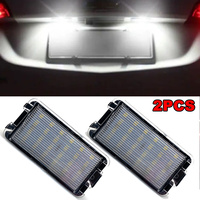 1/2pcs Error Free Car LED Number License Plate Lights For Seat Ibiza 6L Arosa Altea Cordoba MK1 MK2 Leon 1M Toledo III 2004-2009