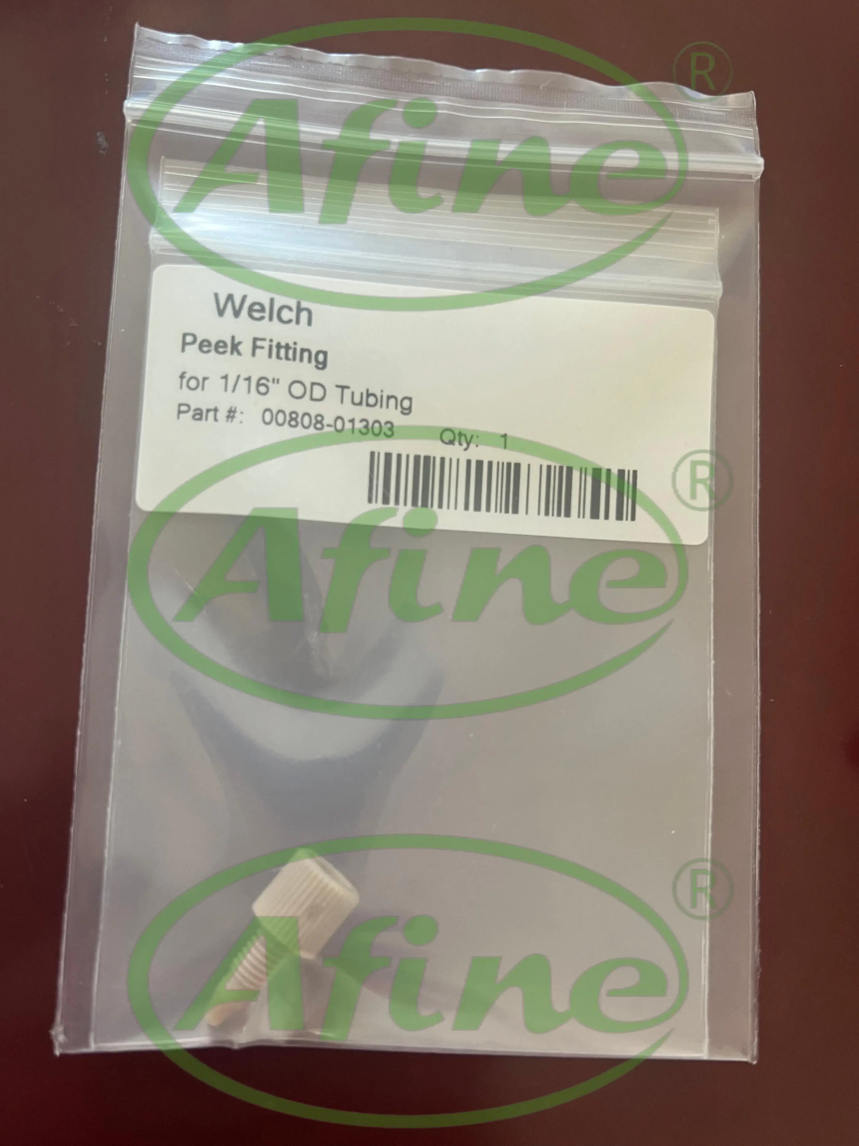 

AFINE Welch 00808-01303 1/16" OD Tubing PEEK Fitting