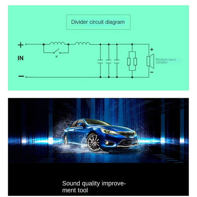 

2 шт., аудио Hi-Fi фильтр, печатная плата, высокие басы, делитель частоты, фильтр, автомобильный делитель частоты-Y41A