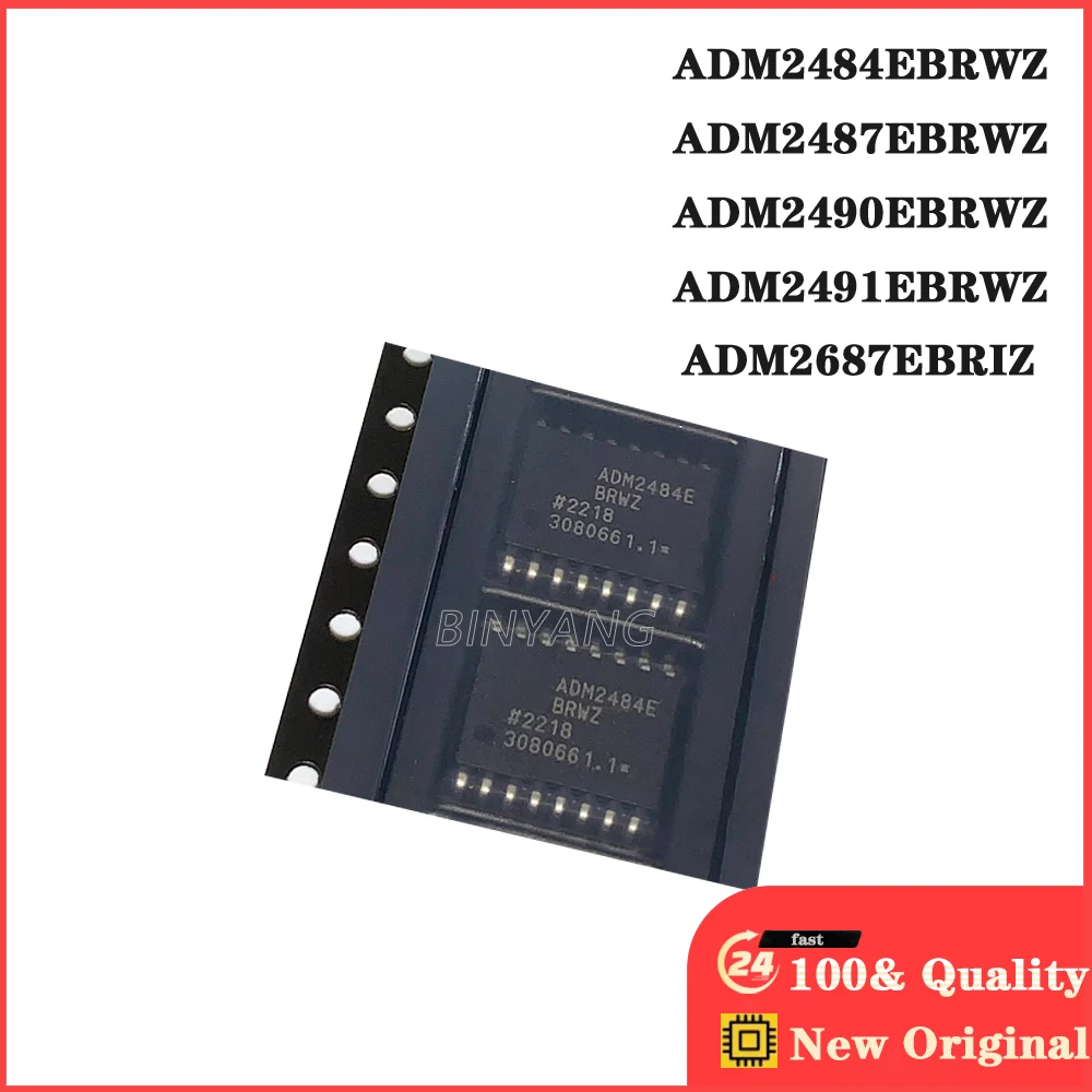 ADM2491EBRW ADM2491EBRWZ ADM2491E ADM2491 SOP16 Circuito Integrado Aislador Digital, ADM2484 ADM2487 ADM2490 ADM2687EBRIZ
