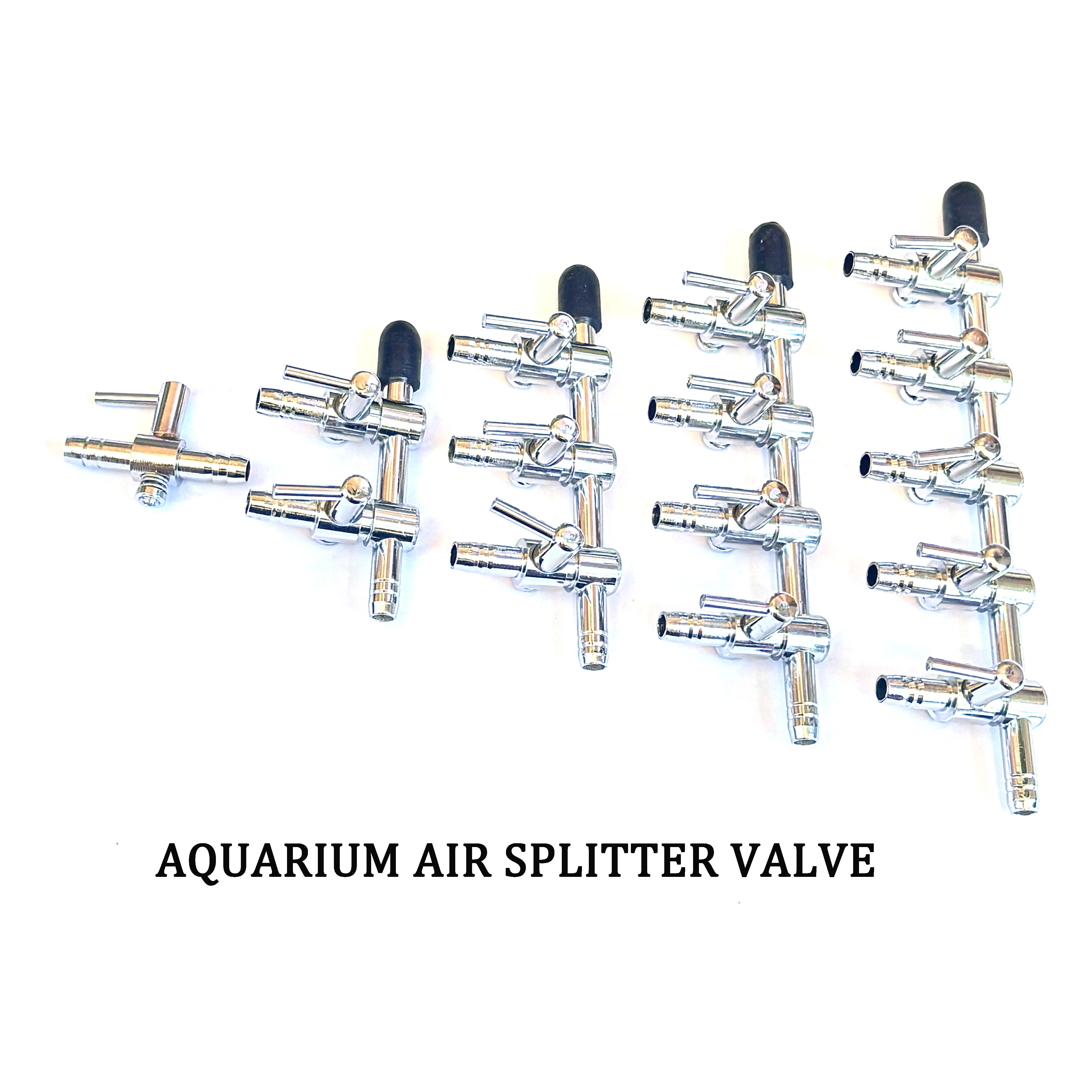

1 2 3 4 5 Way Aquarium Air Splitter Valve Fish Tank Air Pump Flow Splitter Distributor Pump Valve Tap Lever Control Switch Valve