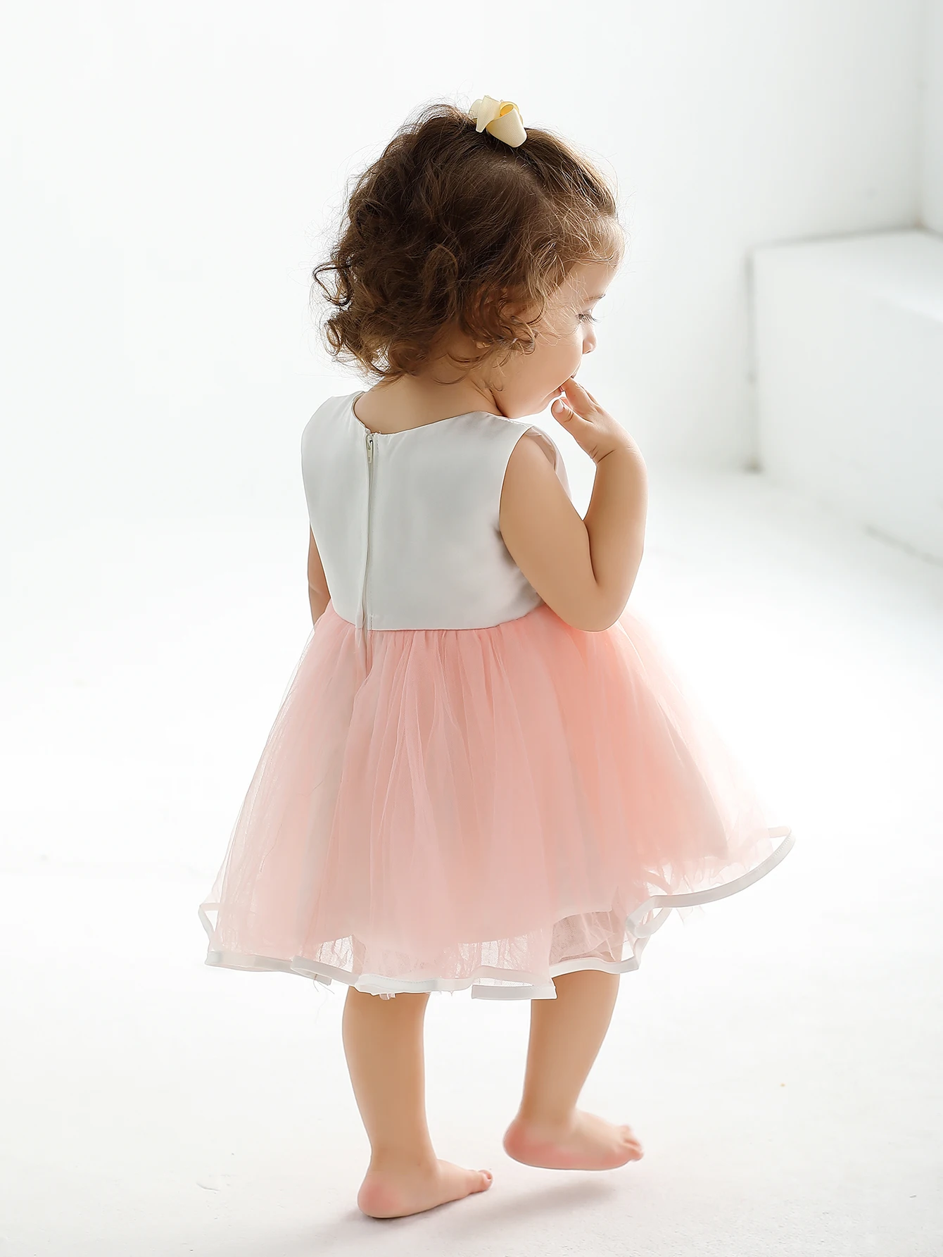 New Born Baby Party Birthday Dress 0-2 Year Baby Girl Dress