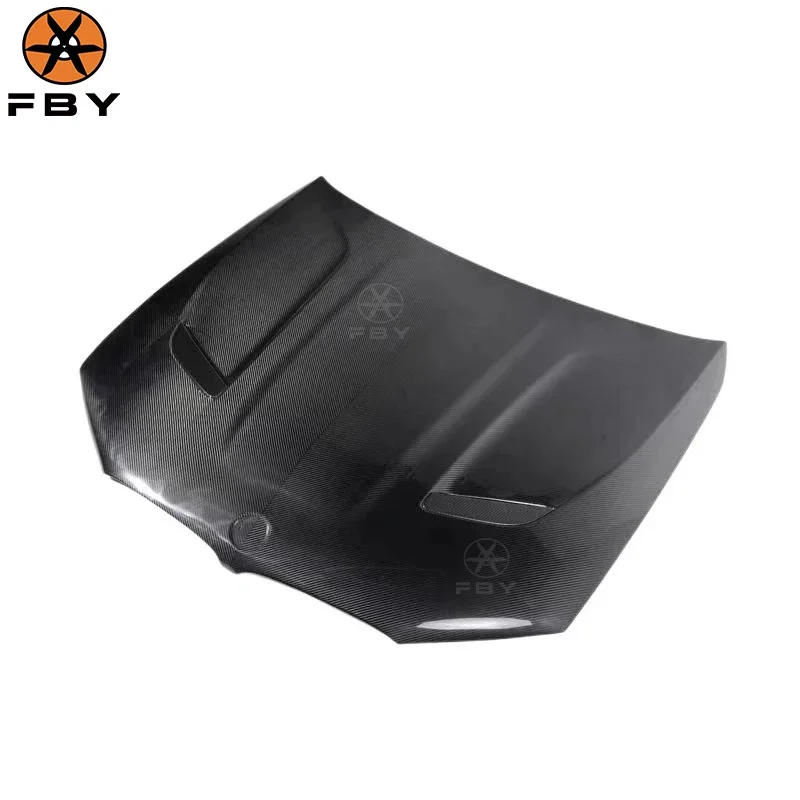 CS Style Garbon Fiber Front Hood for BMW 5 Series G30 F90 M5 Real Carbon Fiber Front Hood Good Fitment G30 F90 Engine Cover!