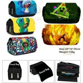 Anime Pencil Case Spike Colt Jessie Crow Nylon Pencil Bag Children Back To School High Quality Stationery Bag Cartoon Figures