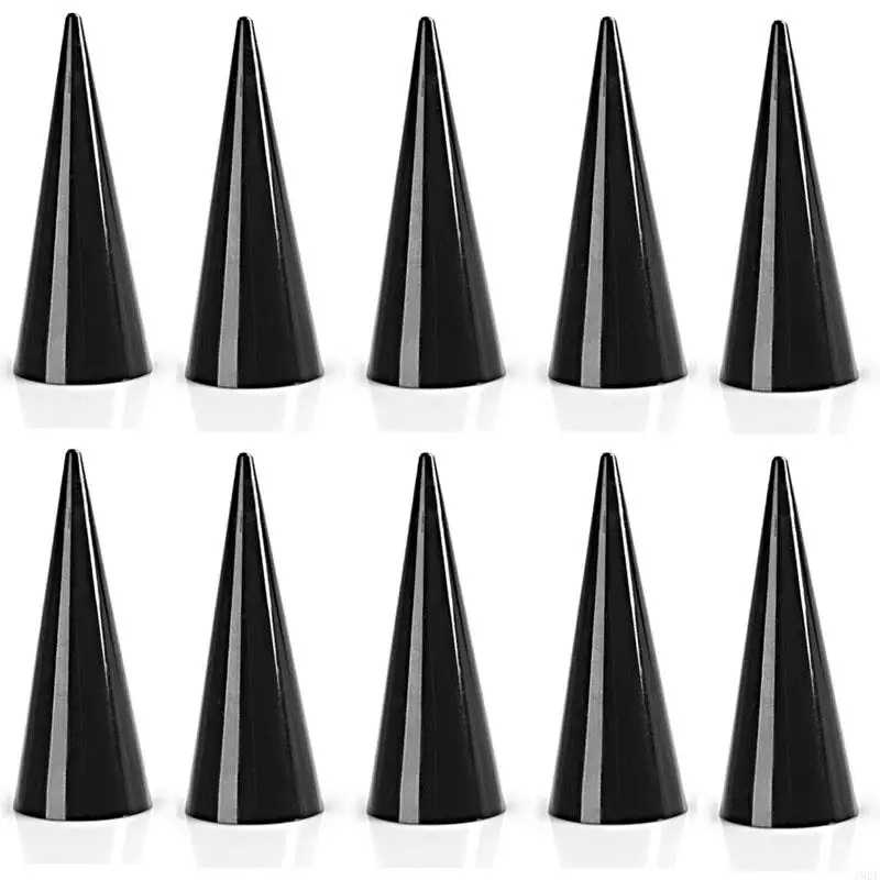 A9BF Cone Ring Stand Display Stand Ring Display Showcase Storage Supplies