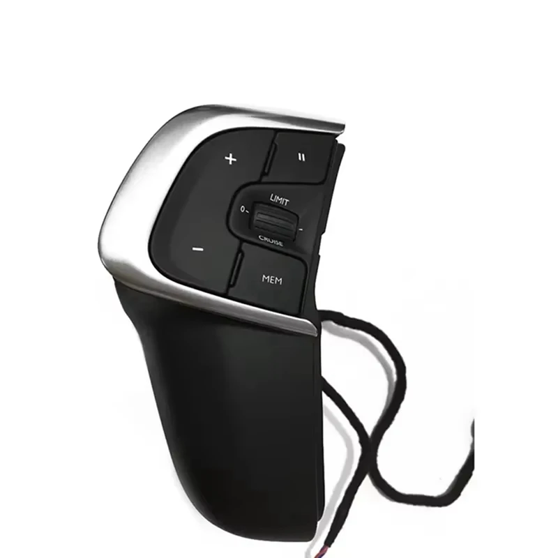 

STE-eNew High Quality Car Multi-Function Steering Wheel Button Switch 98094657ZD for Dongfeng Citroen C4L B73 Auto