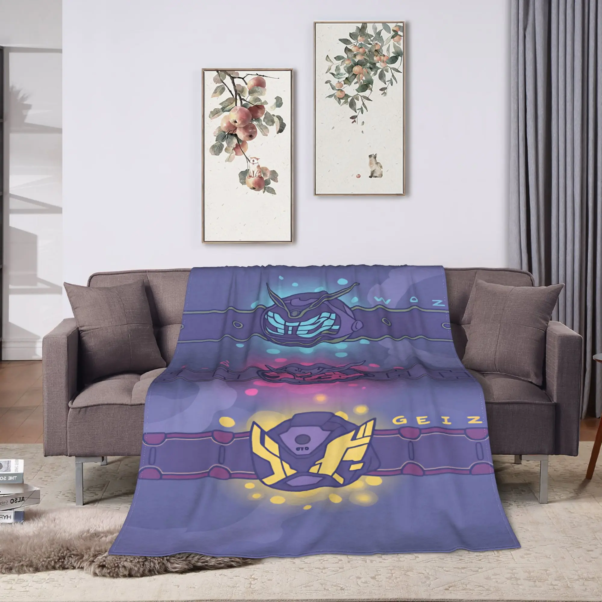 Kamen Riders Blanket Quality Soft Warm  Throw Blanket Winter Kids Couch Chair Street Trend Bedspread