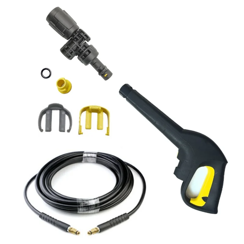 جديد-لـ Karcher K2 K3 K5 غسالة الضغط الكهربائية رذاذ انس مع مجموعة أدوات خرطوم المياه 5 متر #1