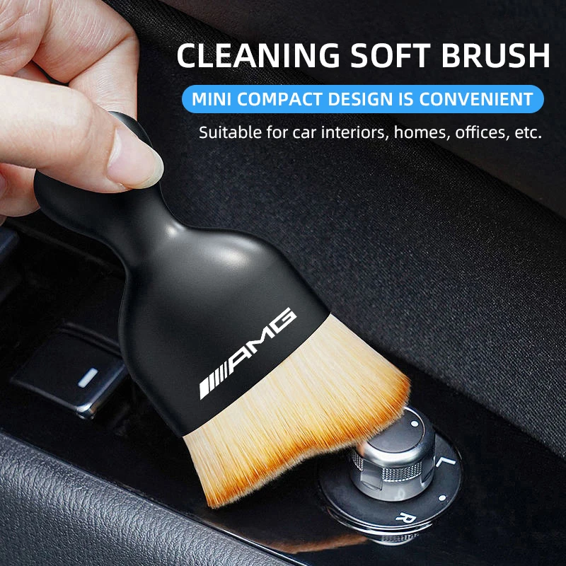 سيارة التنظيف الداخلي فرشاة ناعمة أداة مزيل الغبار لمرسيدس بنز AMG W240 W218 W219 W208 W209 W463 W46 W253 W292 W231 W230