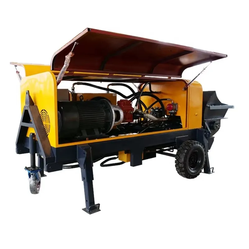 Pompe à béton mobile montée sur camion pour le coulage de structures secondaires