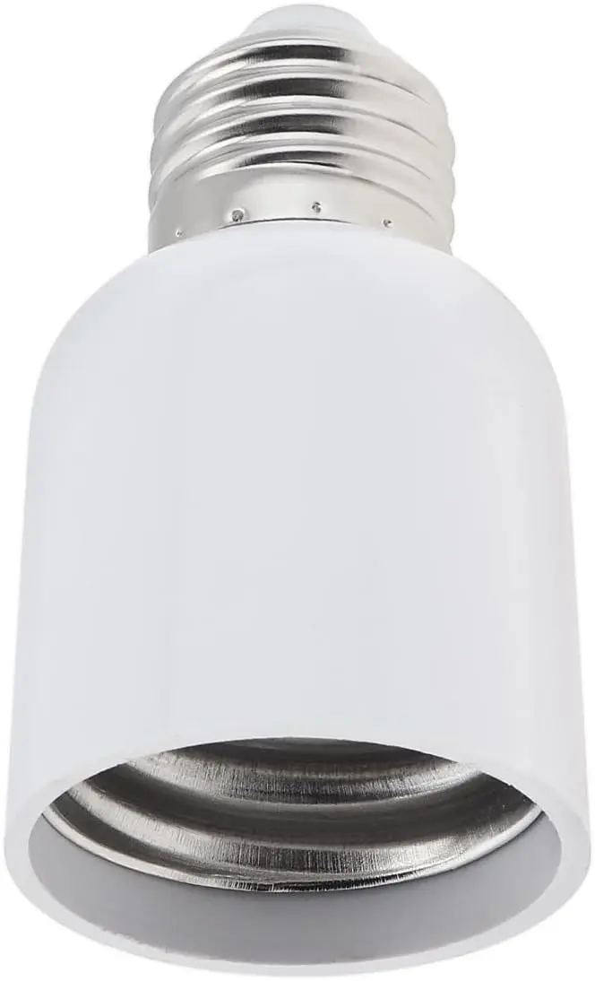 E26 E27 to E39 E40 Mogul Base Adapter Medium Standard Light Bulb Lamp Socket Converter PBT Heat Resistant with Bronze Contact