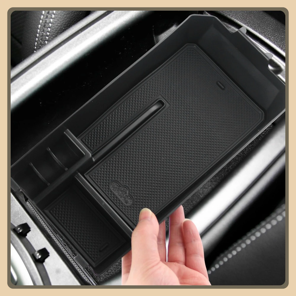 وحدة التحكم المركزية مسند الذراع صندوق تخزين أشتات صندوق التعبئة لمرسيدس بنز EQC GLC C الفئة C200 C180 GLC250 MB W205 X253 #3